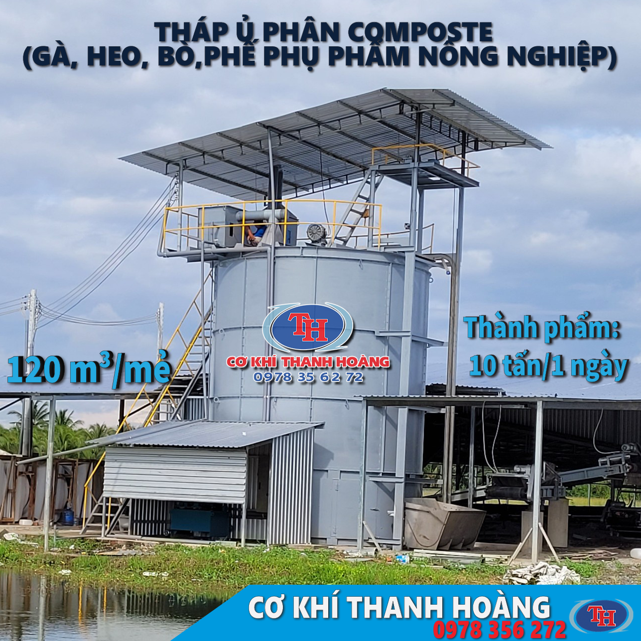 THÁP Ủ PHÂN COMPOSTE 